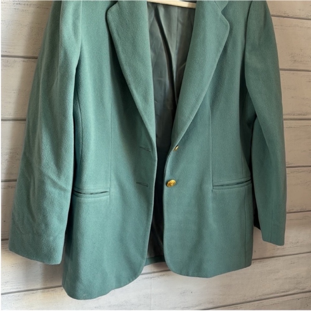 Vintage Saks Fifth Avenue Cashmere /Wool Blazer Coat - Picture 5 of 7